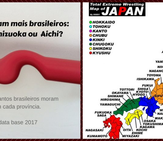 provincias do japao, brasileiros no japao